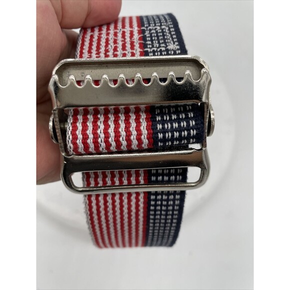 Skil-Care Cotton Gait Belt Stars and Stripes, 60” Length 2” Wide - Picture 3 of 7